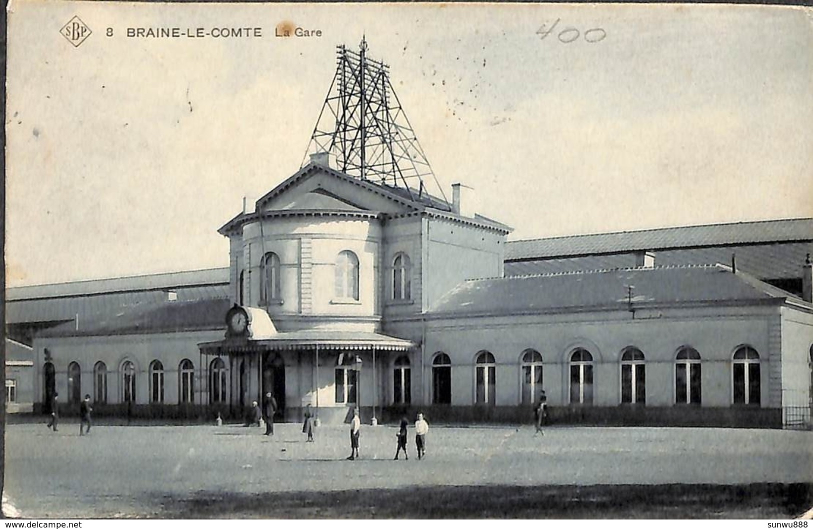 Braine-le-Comte - La Gare (SBP N° 8, Animée 1911...coins) - Braine-le-Comte