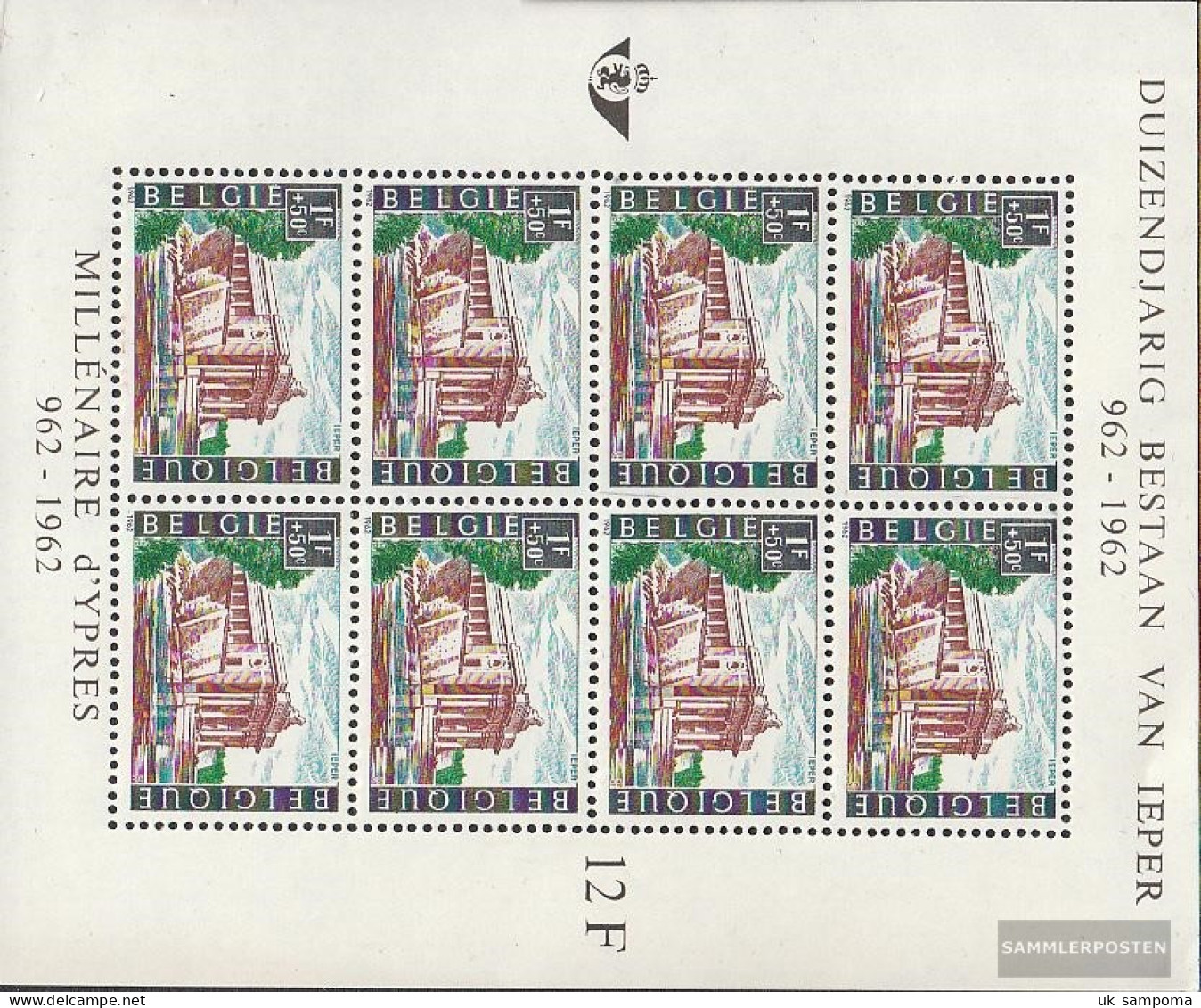 Belgium Block27 (complete Issue) Unmounted Mint / Never Hinged 1962 City Ypern - 1961-2001