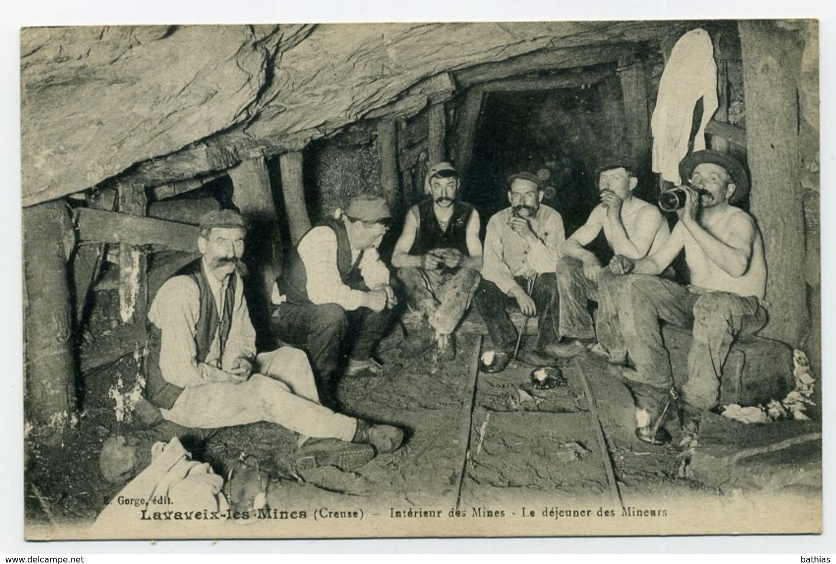 Lavaveix-les-Mines. Intérieur Des Mines. Le Déjeuner Des Mineurs. - Autres & Non Classés