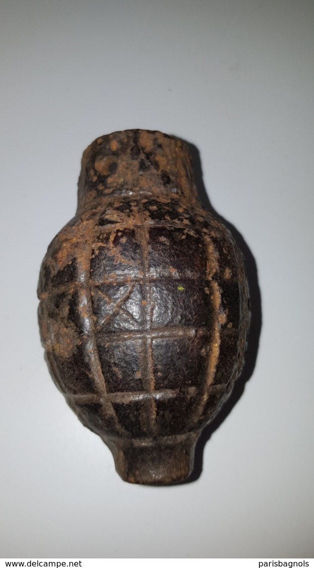 WW1 - Grenade Française  Neutralisée - Guerre 14-18 - Armes Neutralisées