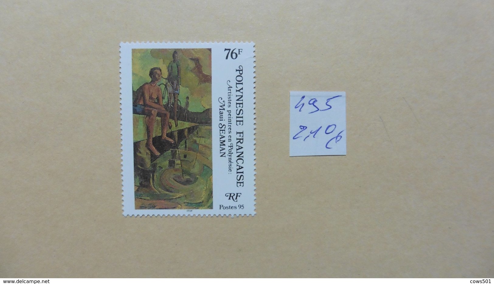 Océanie > Polynésie Française >timbre Neuf N° 495 - Collezioni & Lotti