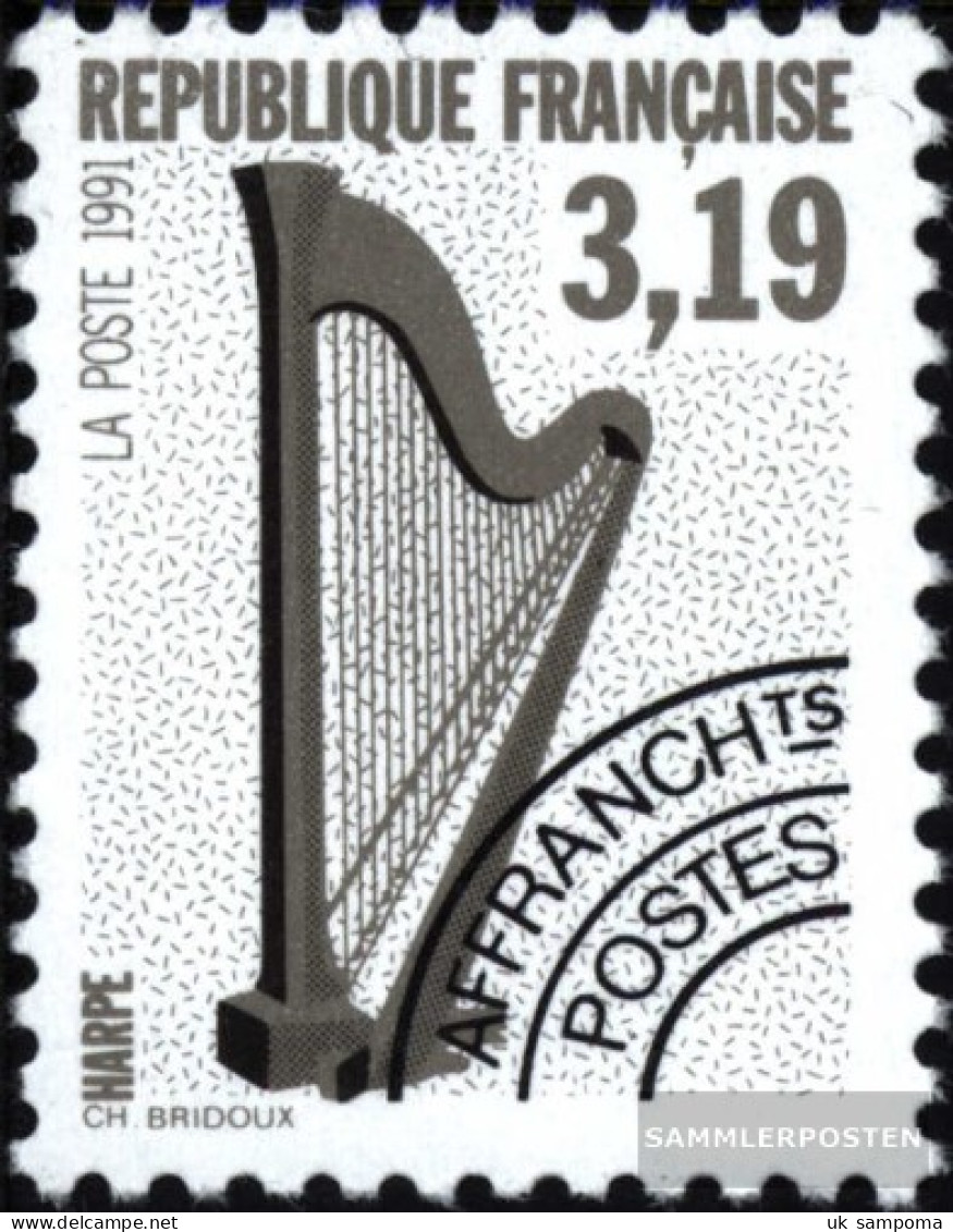 France 2878C Dentate 12:12 1/4 Unmounted Mint / Never Hinged 1992 Musical Instruments - Unused Stamps