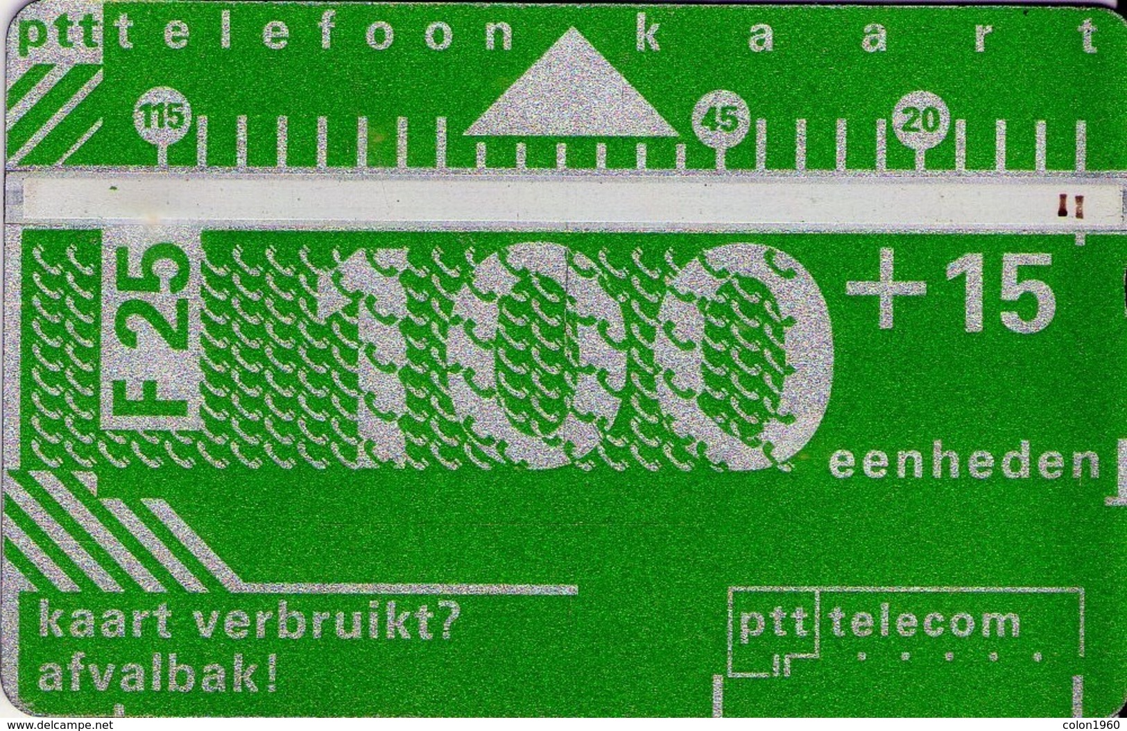HOLANDA. D017Bd. PTT Telecom - 012C. 6ª SERIE. 1990. (043) - Publiques