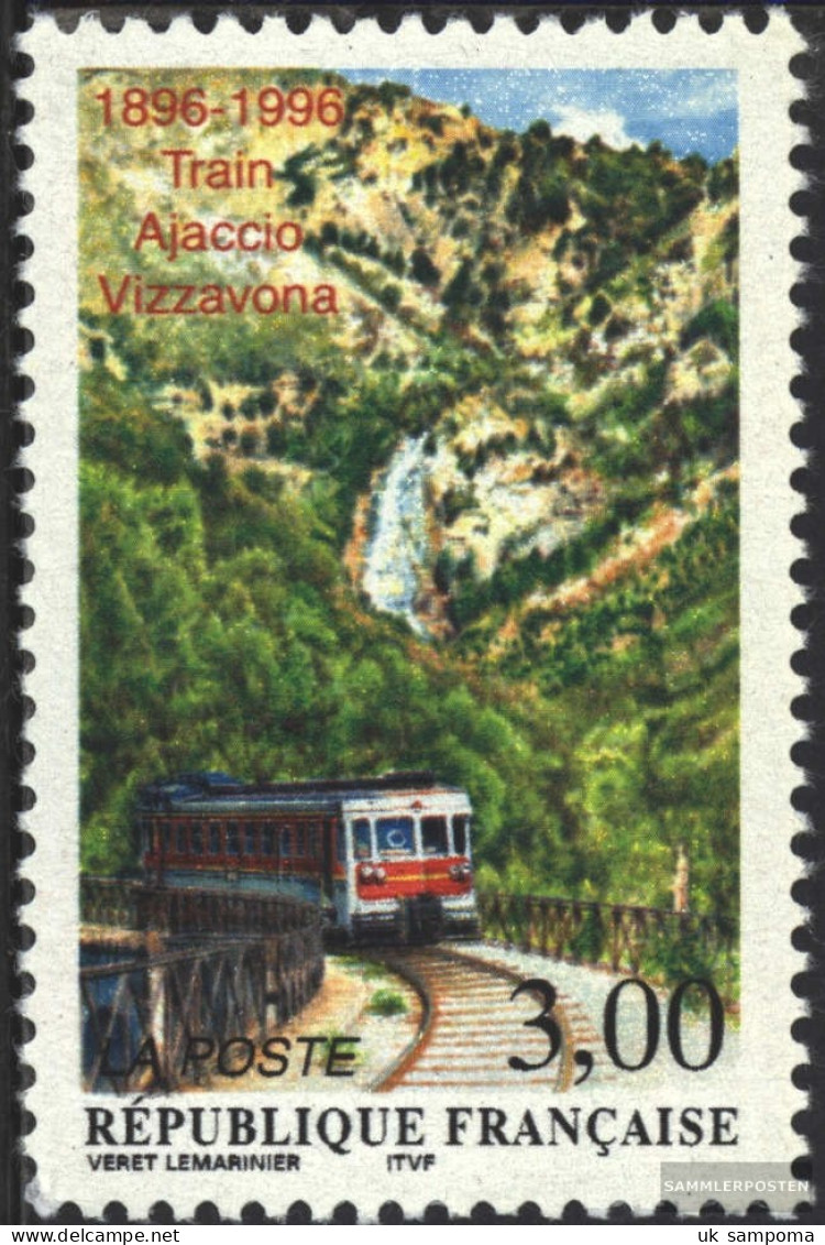 France 3163 (complete Issue) Unmounted Mint / Never Hinged 1996 Railway - Unused Stamps
