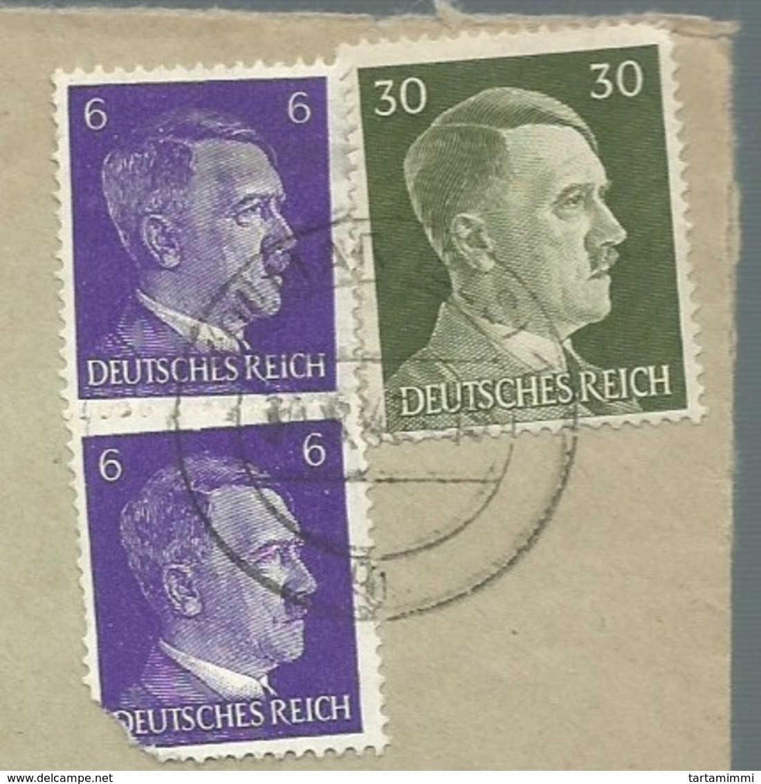 POSTAL HISTORY NICE COVER GERMANY DEUTSCH REICH REGISTERED MAIL KOLMAR BELEGE BRIEF HITLER FURER - Covers & Documents