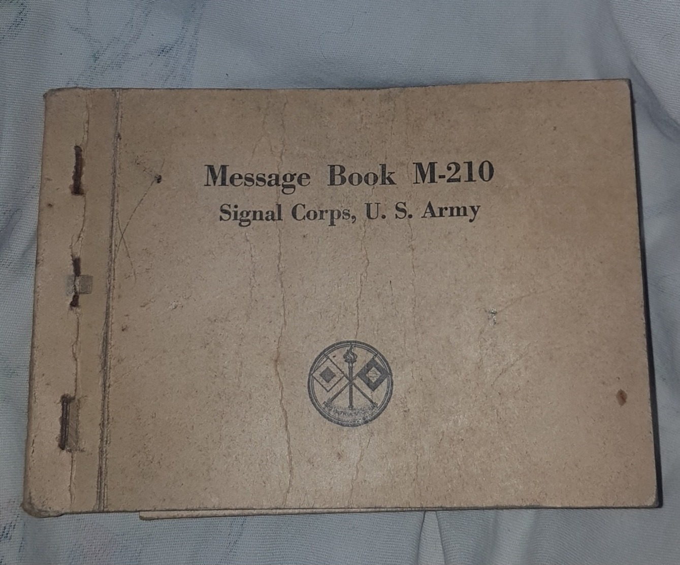 Message Book M-210 US Army WW2 - 1939-45