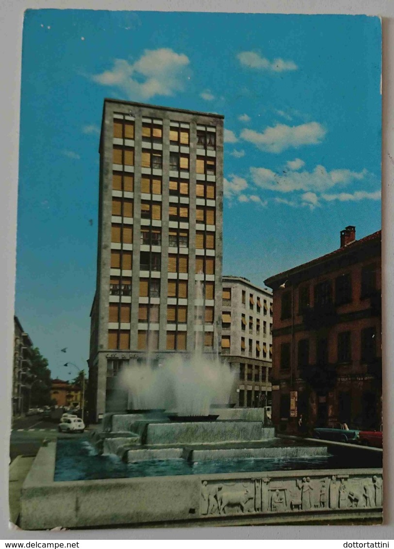 BUSTO ARSIZIO - FONTANA DI PIAZZA GARIBALDI -  Vg L3 - Busto Arsizio