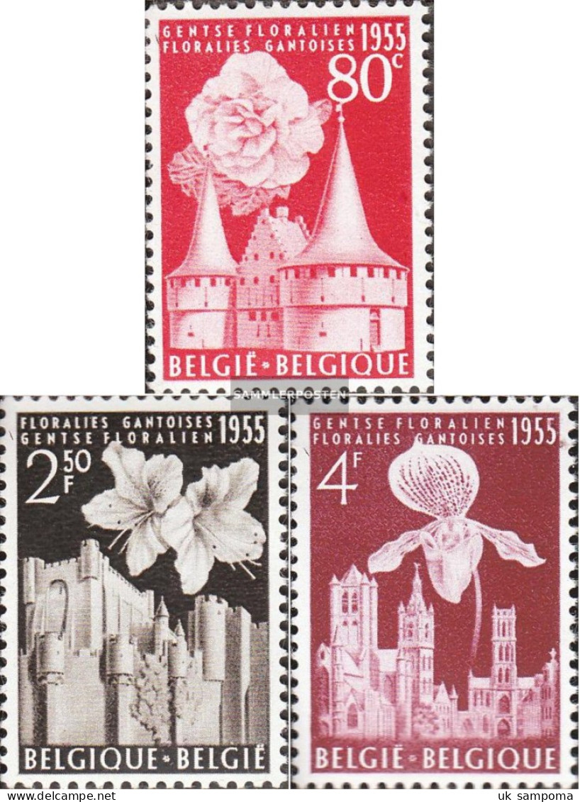 Belgium 1010-1012 (complete Issue) Unmounted Mint / Never Hinged 1955 Ghent Flower Show - Unused Stamps