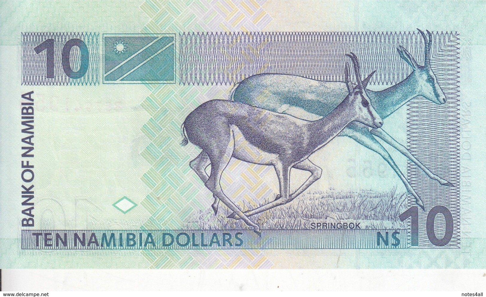 NAMIBIA 10 DOLLARS 2001 P-4 UNC */* - Namibië