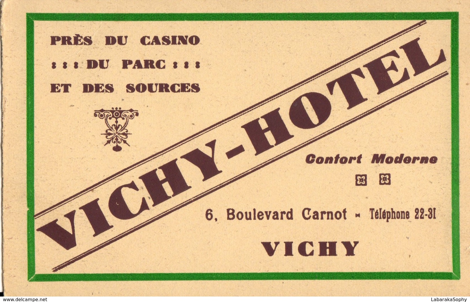 VICHY-HOTEL Boulevard Carnot - Vichy