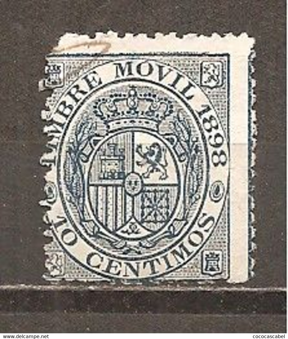 España/Spain-(usado) - Fiscal Postal Edifil  18 - Yvert 17 (o) (defectuoso) - Postage-Revenue Stamps