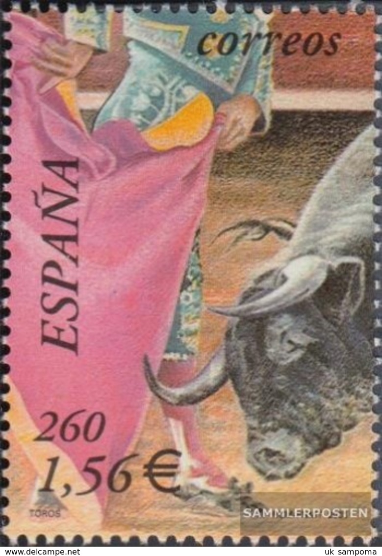 Spain 3668 (complete Issue) Unmounted Mint / Never Hinged 2001 Bullfighting - Ongebruikt