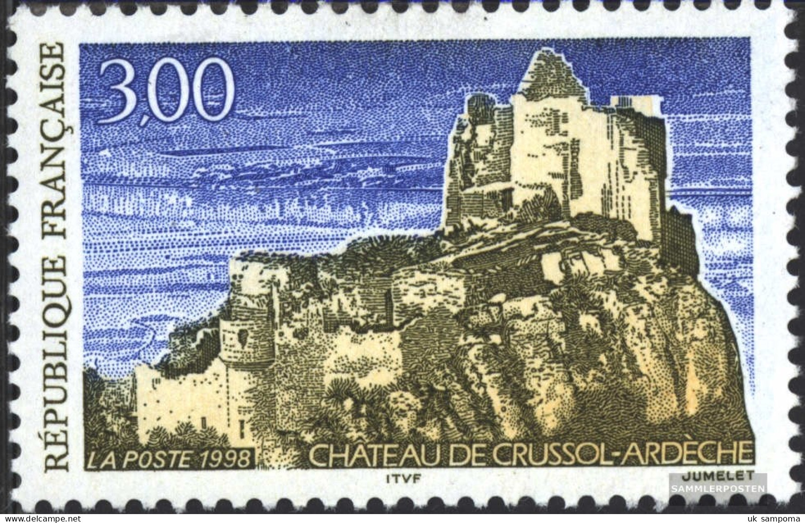 France 3308 (complete Issue) Unmounted Mint / Never Hinged 1998 Tourism - Ungebraucht