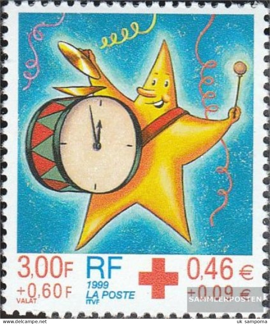 France 3429C (complete Issue) Dentate 13 1/4 : 12 3/4 Unmounted Mint / Never Hinged 1999 Christmas And Year - Unused Stamps