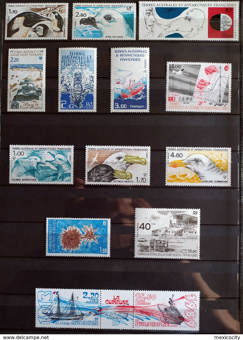 FSAT TAAF 1985-1989 Issues Selection, Mint NH Unmounted Stamps, Nice - Unused Stamps