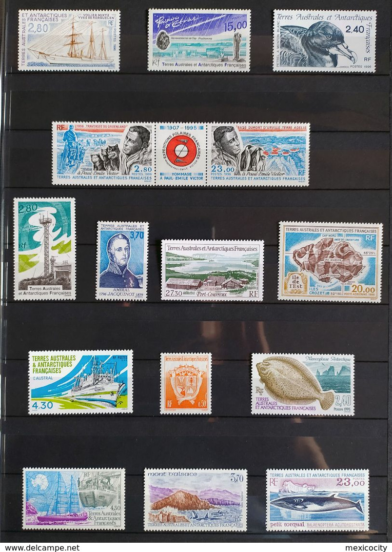 FSAT TAAF 1995-1996 Issues Selection, Mint NH Unmounted Stamps, Nice - Nuevos