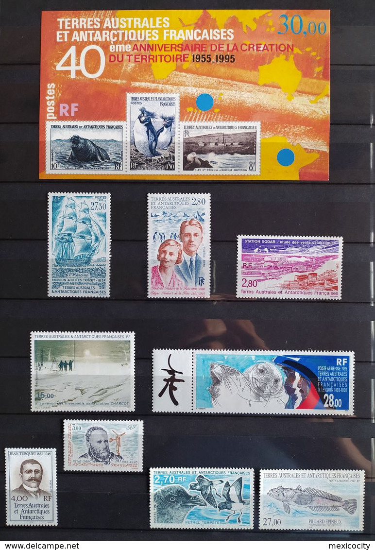 FSAT TAAF 1995-1997 Issues Selection, Mint NH Unmounted Stamps, Nice - Ungebraucht