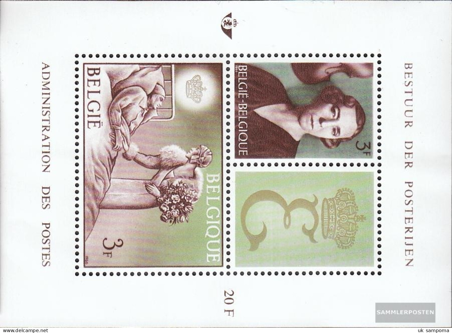 Belgium Block35 (complete Issue) Unmounted Mint / Never Hinged 1966 Queen Elizabeth - 1961-2001