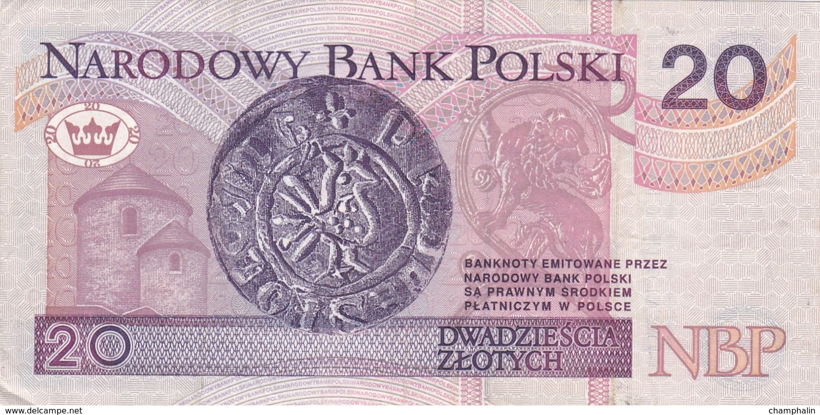 Pologne - Billet De 20 Zlotych - Boleslaw I Chrobry - 25 Mars 1994 - Polonia