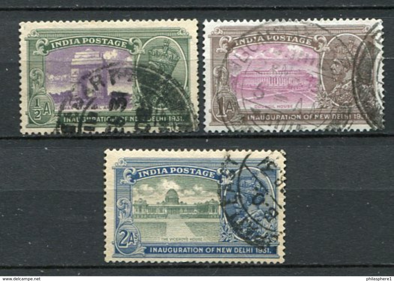 Britisch-Indien Nr.125/7        O  Used               (343) - 1911-35 King George V