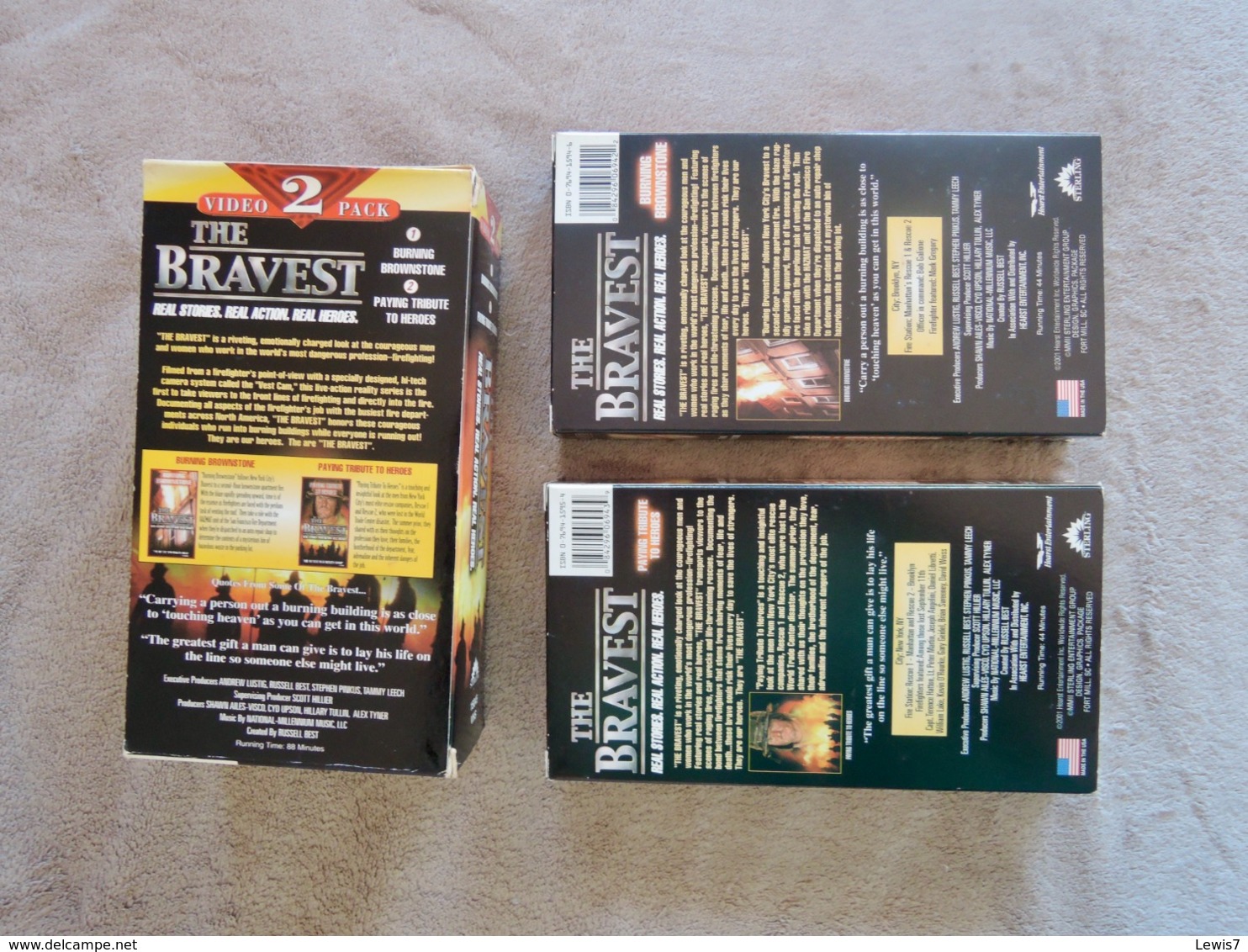 Lot De 2 Cassettes VIDEO "The BRAVEST" - Documentaires