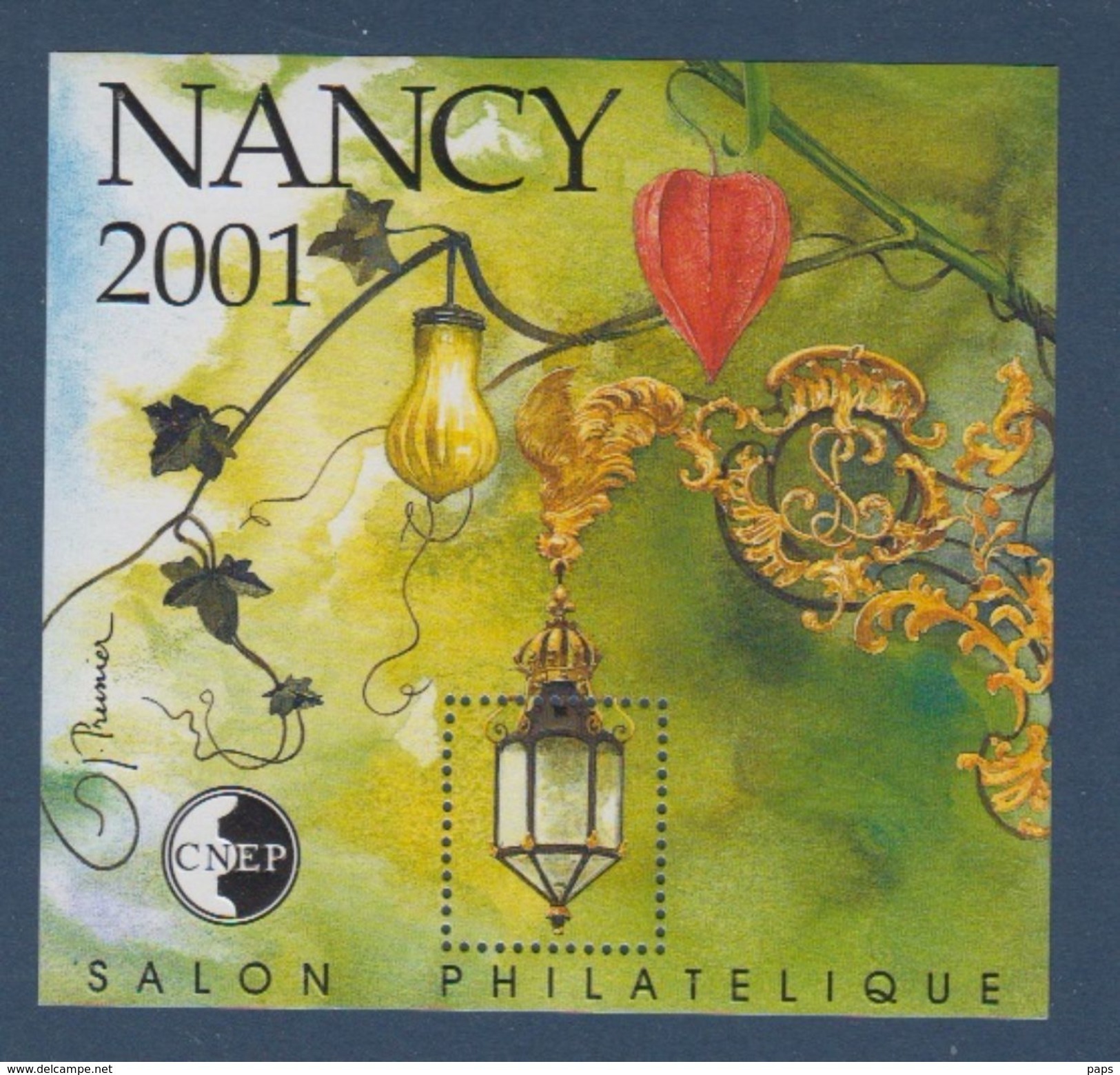 CNEP-2001-N°33** NANCY 2001 .Salon Philathélique De NANCY - CNEP