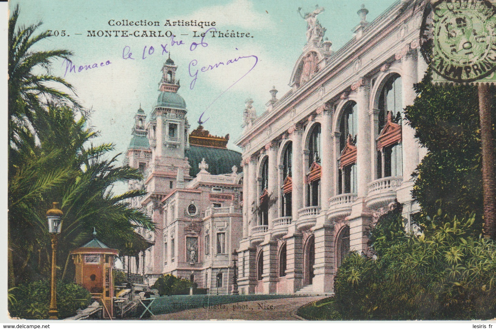 CP - PHOTO - MONTE CARLO - LE THÉÂTRE - 705 - GILETTA - Teatro De ópera