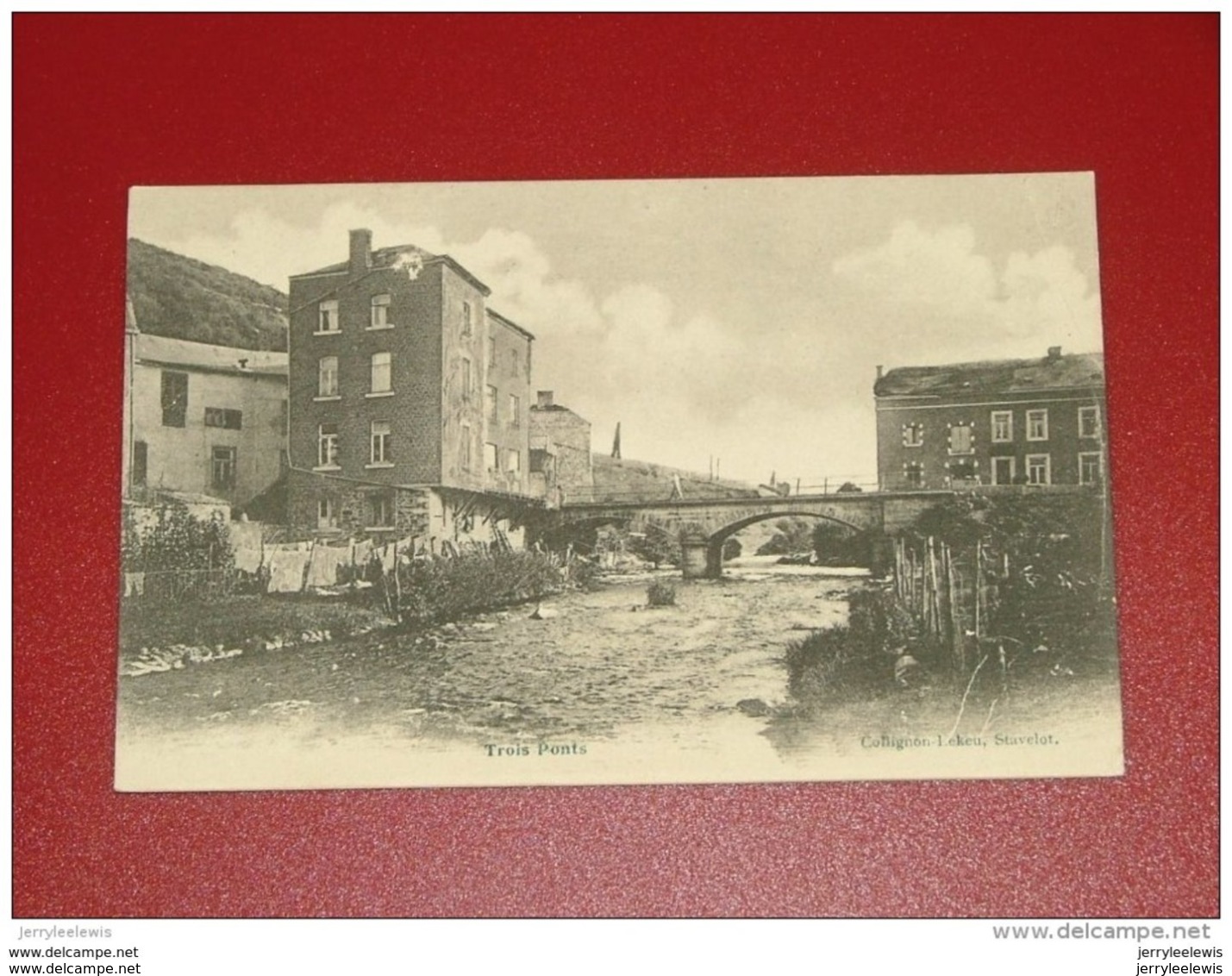 TROIS-PONTS   -    Vue Sur Le Pont  - - Trois-Ponts