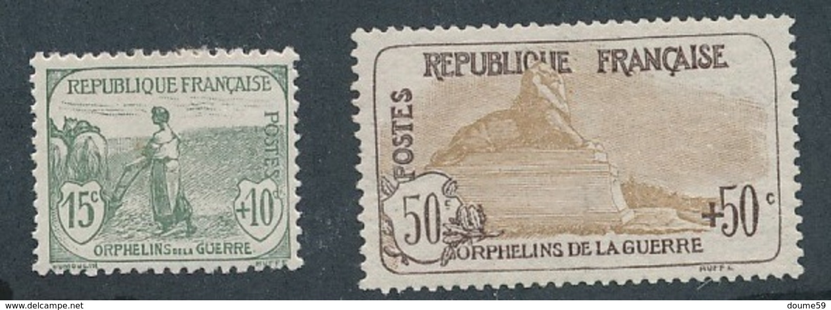 DD-112: FRANCE: Lot Avec N°150*-153*GNO (une Dent Faible) - Neufs