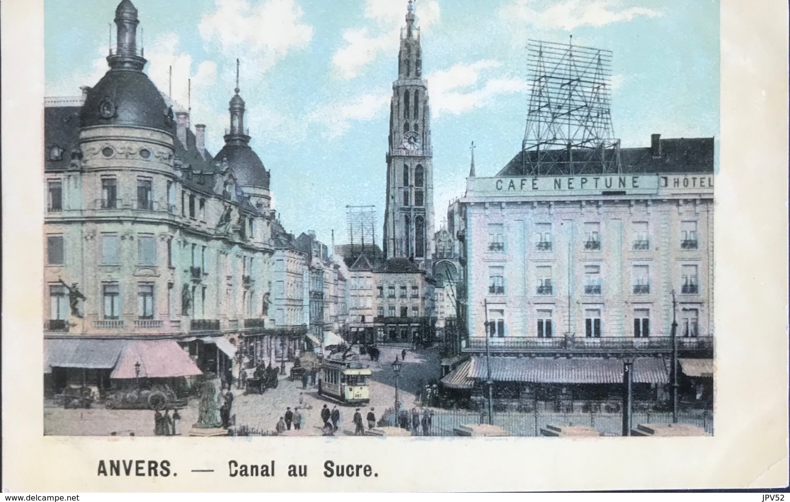 (1512) Anvers - Canal Du Sucre - Cafe Neptune - Hotel - Antwerpen