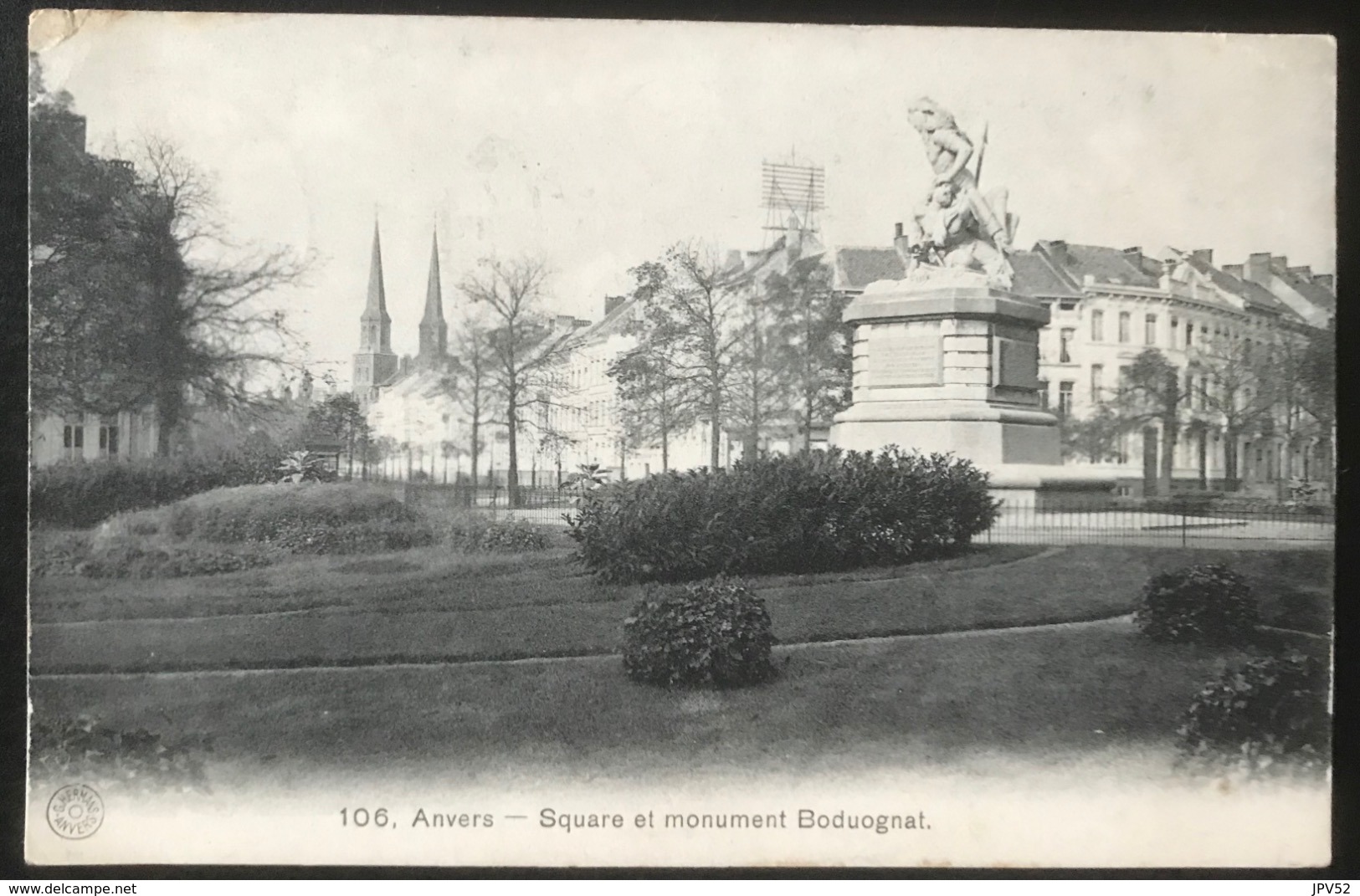 (1513) Anvers - Square Et Monument Boduognat - 1914 - Antwerpen