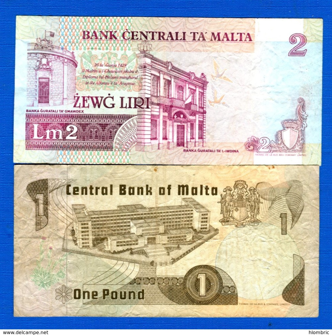 Malte  2    Billets - Malte