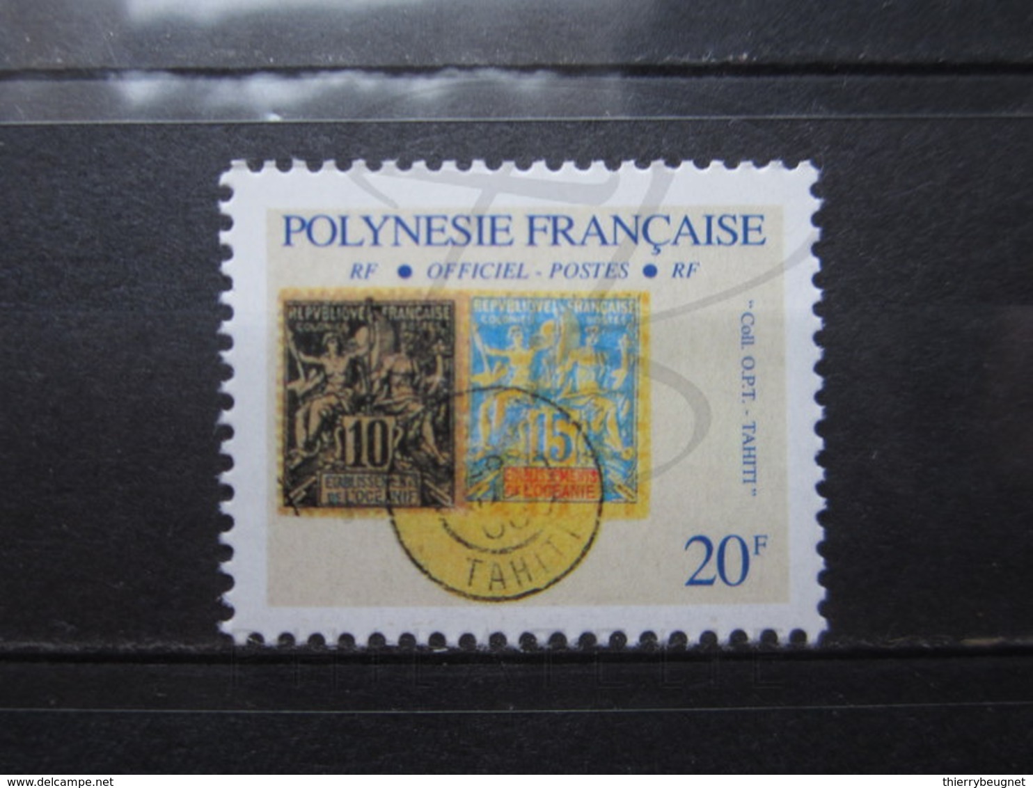 VEND BEAU TIMBRE DE SERVICE DE POLYNESIE N° 21 , XX !!! - Officials