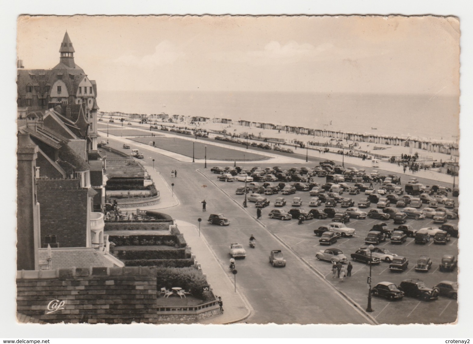 62 Le Touquet Paris Plage N°1185 En 1958 Cabriolet Panhard 203 Simca Ariane Citroën Traction 2CV Renault 4CV VW Käfer - Le Touquet