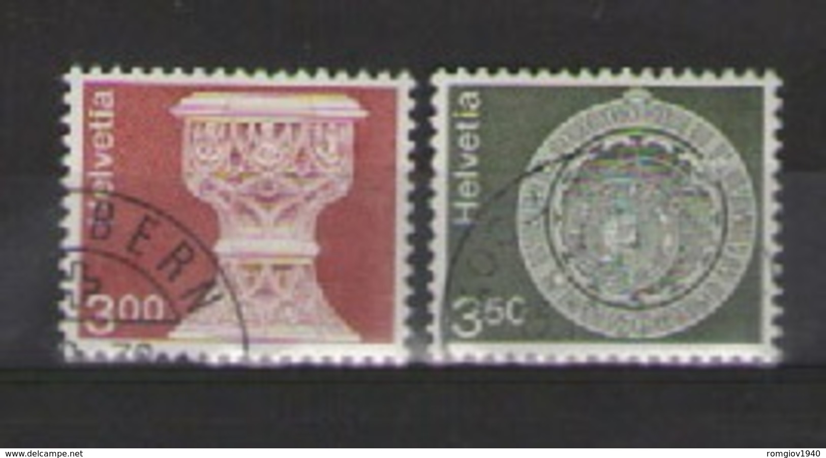 SVIZZERA 1979 ORDINARIA UNIF. 1090-1091 USATA VF - Usati