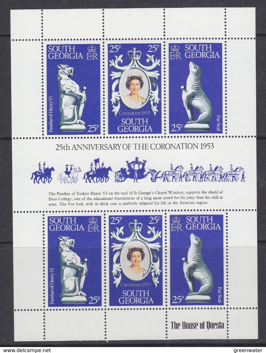 Falkland Islands 1978 Coronation M/s ** Mnh (45027) - Falklandeilanden