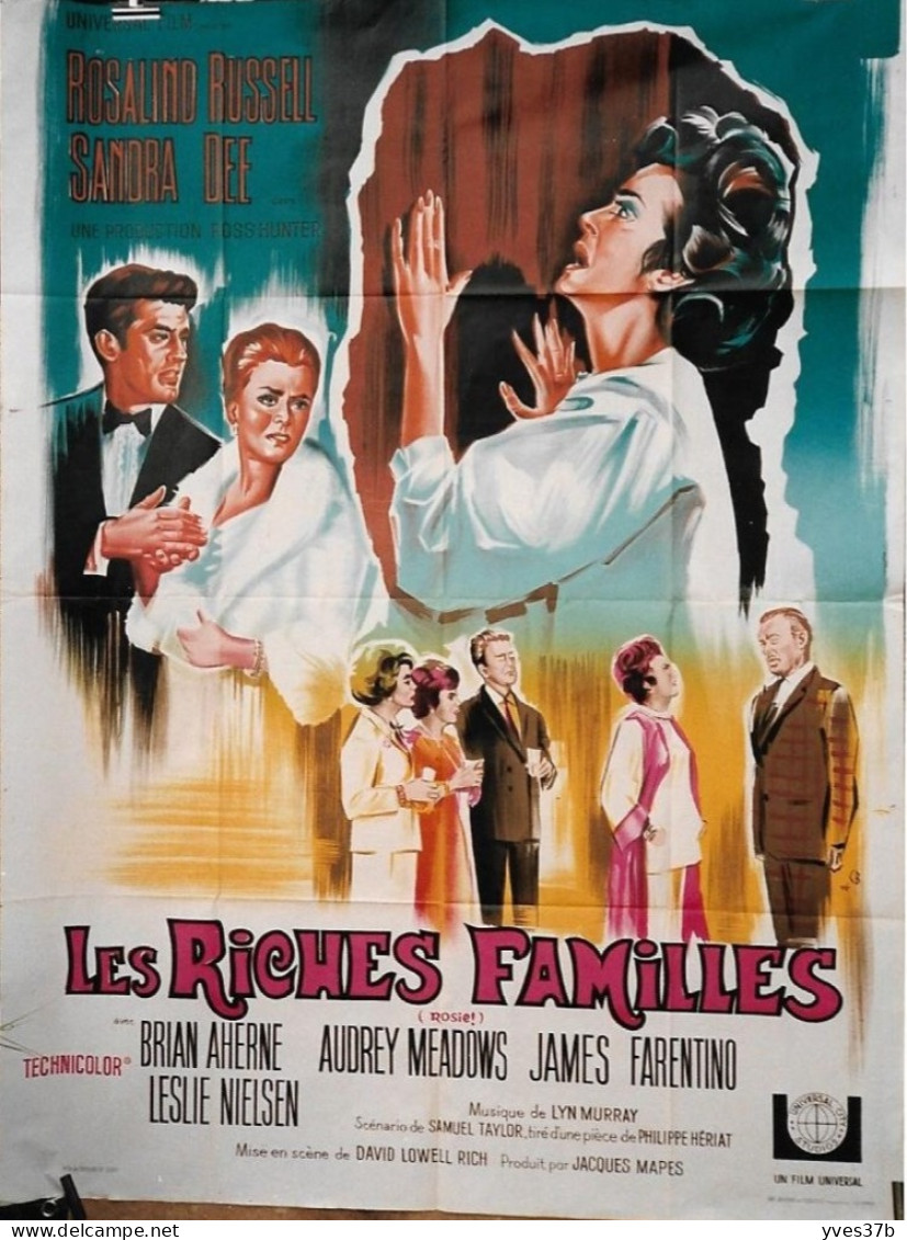 "Les Riches Familles" R. Russell, Sandra Dee...1967 - Affiche 120x160 - TTB - Manifesti & Poster