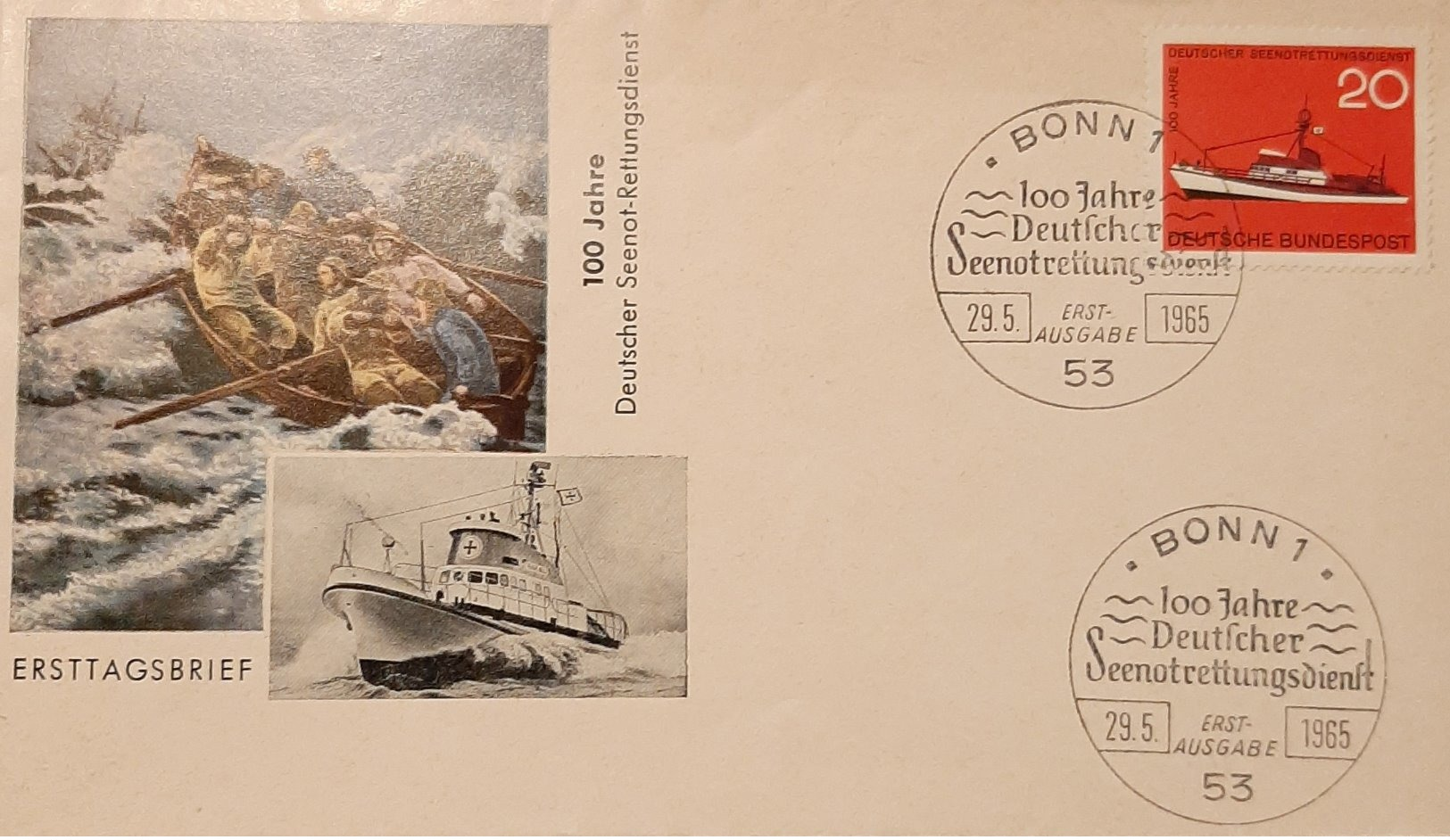 Germany FDC 1965 Rettungsdienst - Andere & Zonder Classificatie