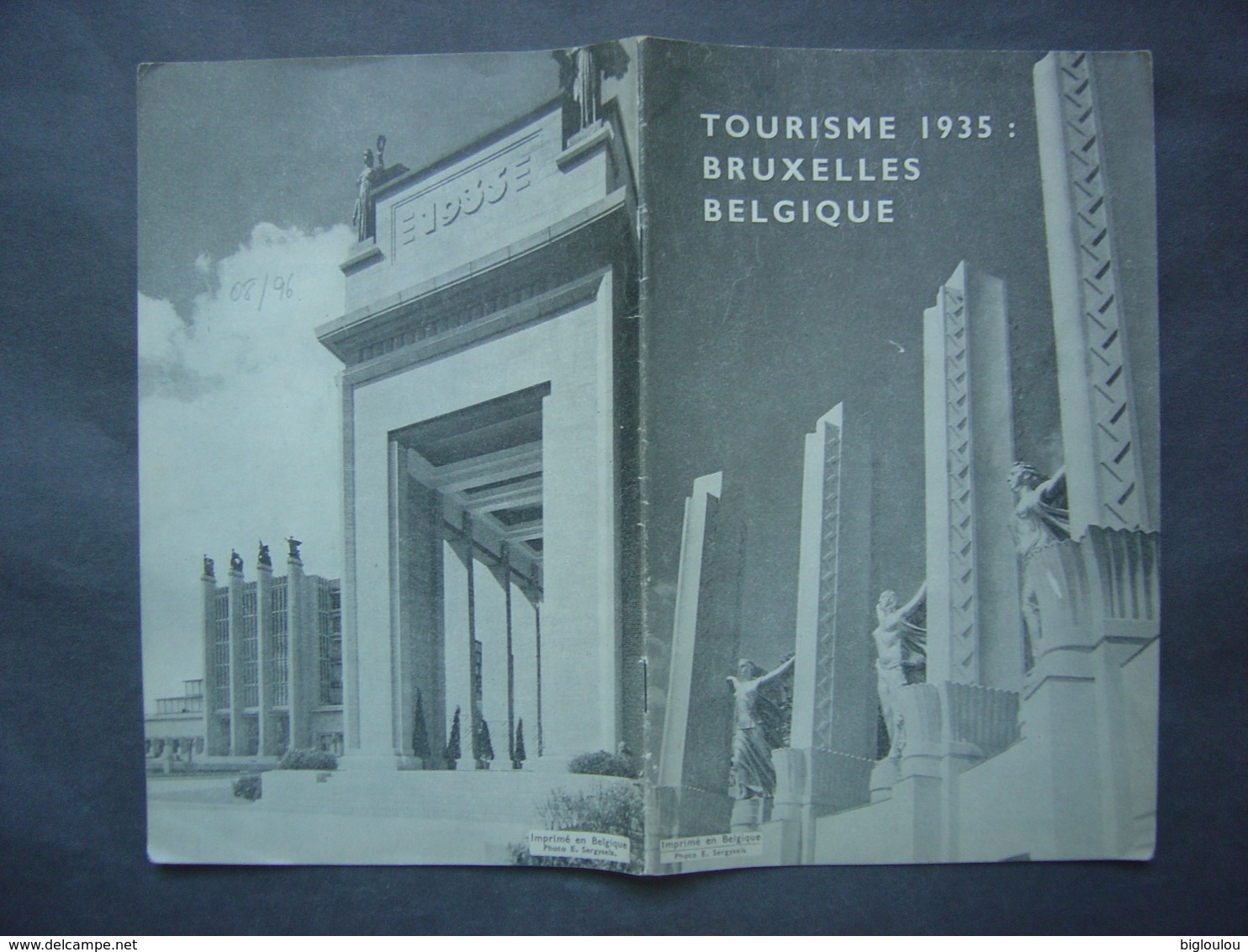 1935 - Brochure Touristique Bruxelles Et Belgique - éditée Lors De L'Exposition Universelle De 1935 - Dépliants Touristiques