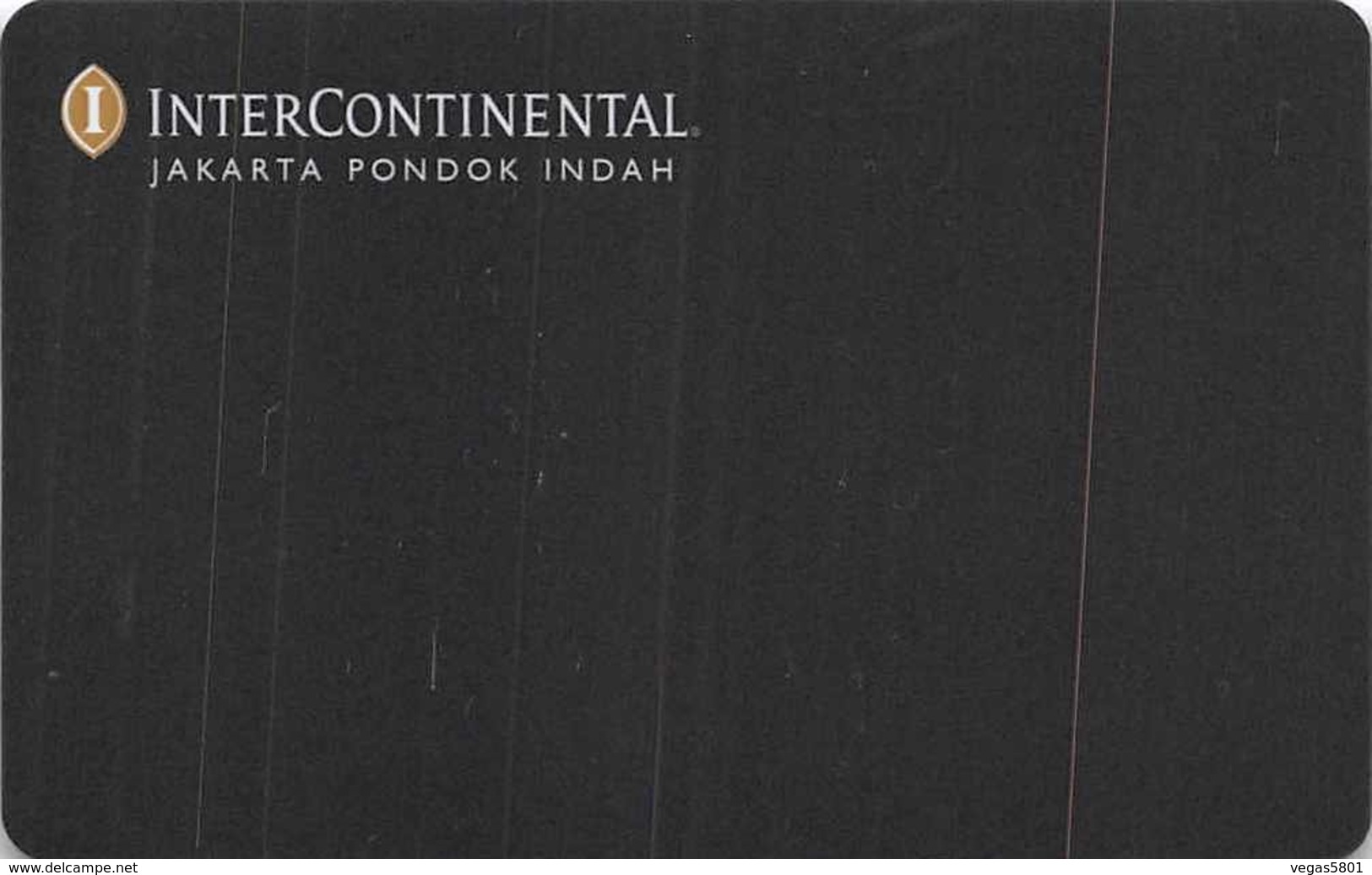 InterContinental  JAKARTA PONDOK INDAH - Hotel Room Key Card, Hotelkarte, Schlüsselkarte, Clé De L'Hôtel - Hotelkarten