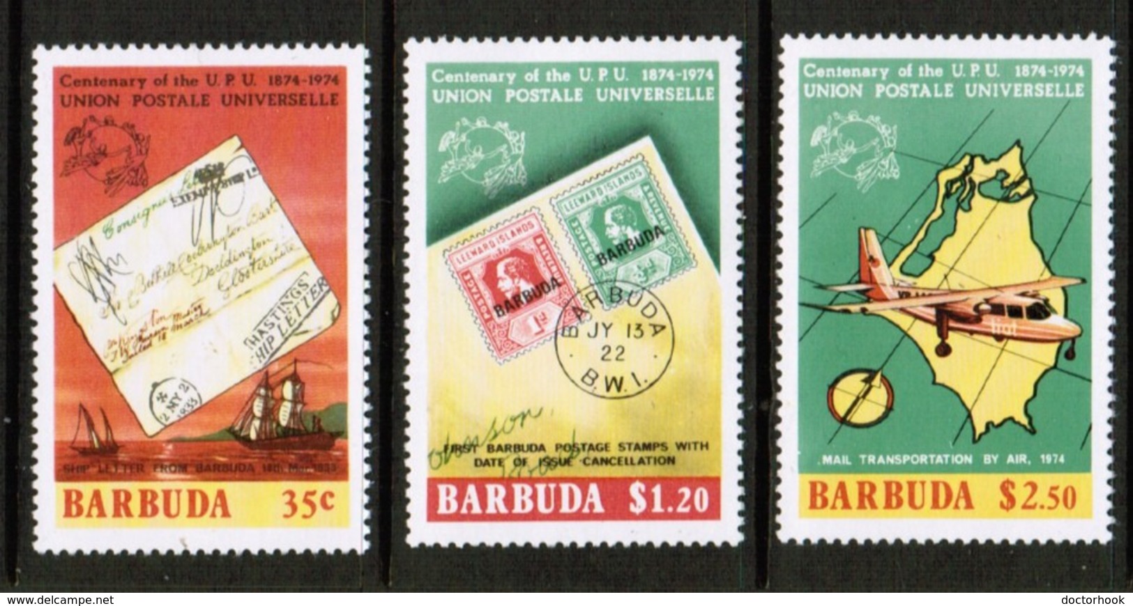 BARBUDA  Scott # 167-9a** VF MINT NH INCLUDING Souvenir Sheet (SS-417) - Barbuda (...-1981)