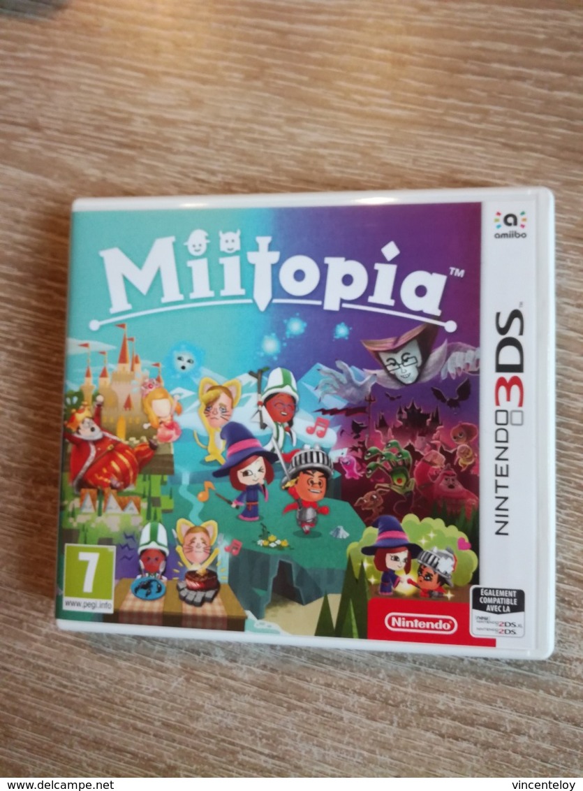 Jeu  NINTENDO  3  DS   MIITOPIA  En L Etat Sur Les Photos - Nintendo 3DS