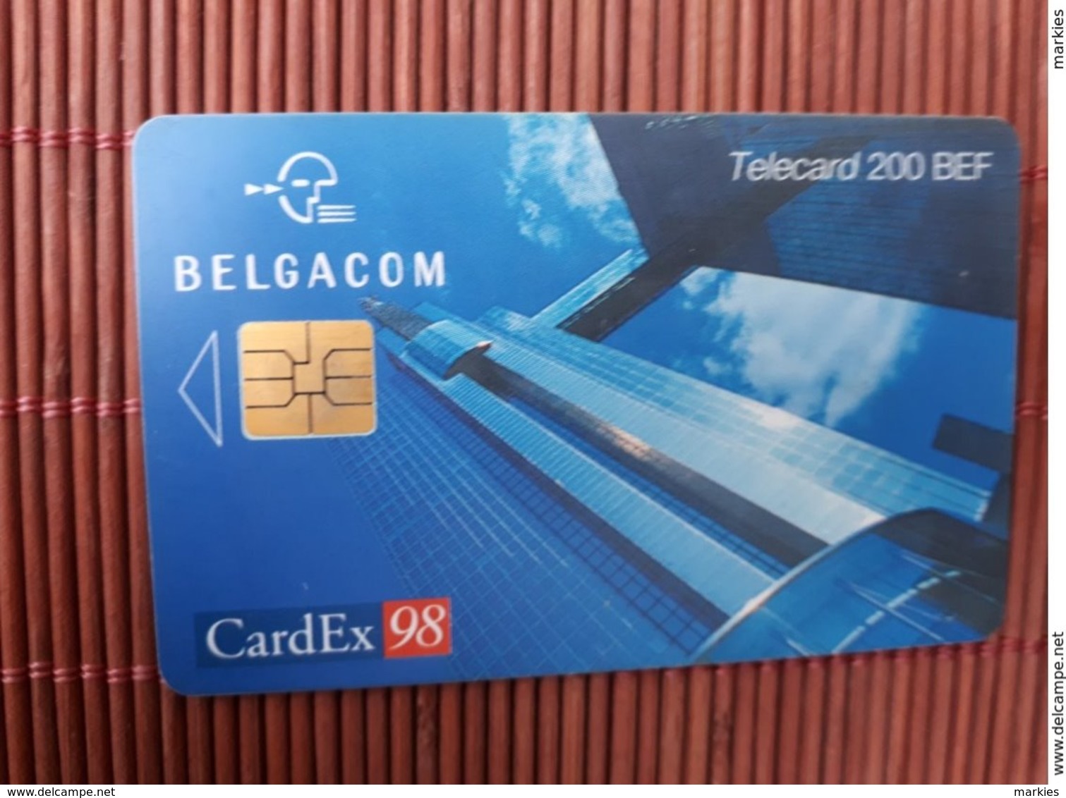 Phonecard Cardex 98 Belgium Used Rare - With Chip