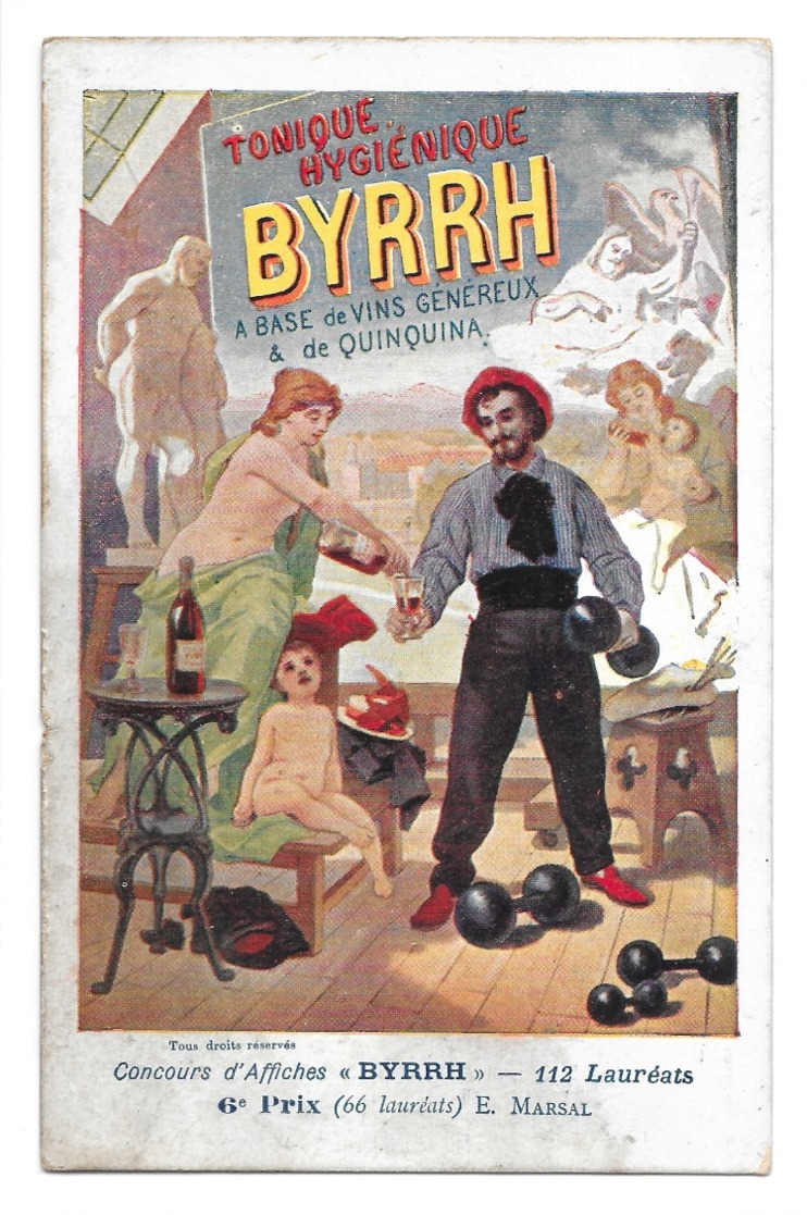 CPA BYRRH E MARSAL ART NOUVEAU - Autres & Non Classés