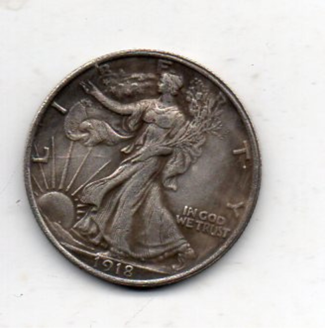 USA : 1/2 Dollar 1918 - 1916-1947: Liberty Walking