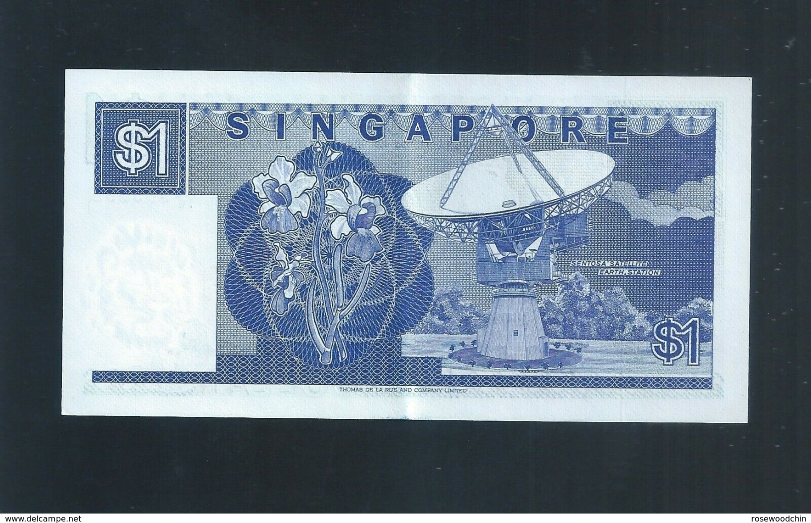 Banknote - Singapore $1 Ship Series Repeater Lucky Number B/16-333555 (#136) - Singapore