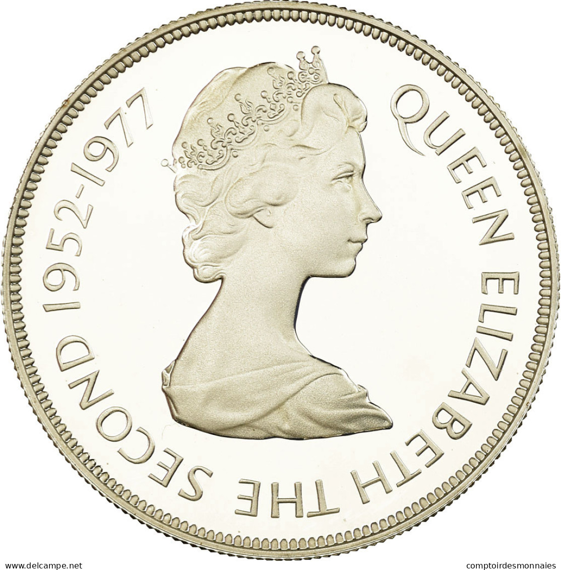 Monnaie, Saint Helena, Elizabeth II, 25 Pence, Crown, 1977, British Royal Mint - Sainte-Hélène