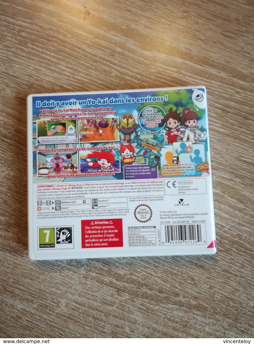 Jeu  NINTENDO  3  DS   YO KAI WATCH    En L Etat Sur Les Photos - Nintendo 3DS