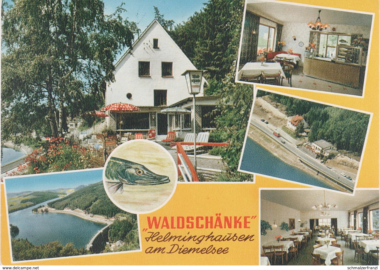 AK Helminghausen Diemelsee Sauerland Hotel Restaurant Waldschänke Schlüter A Heringhausen Adorf Padberg Brilon Marsberg - Marsberg