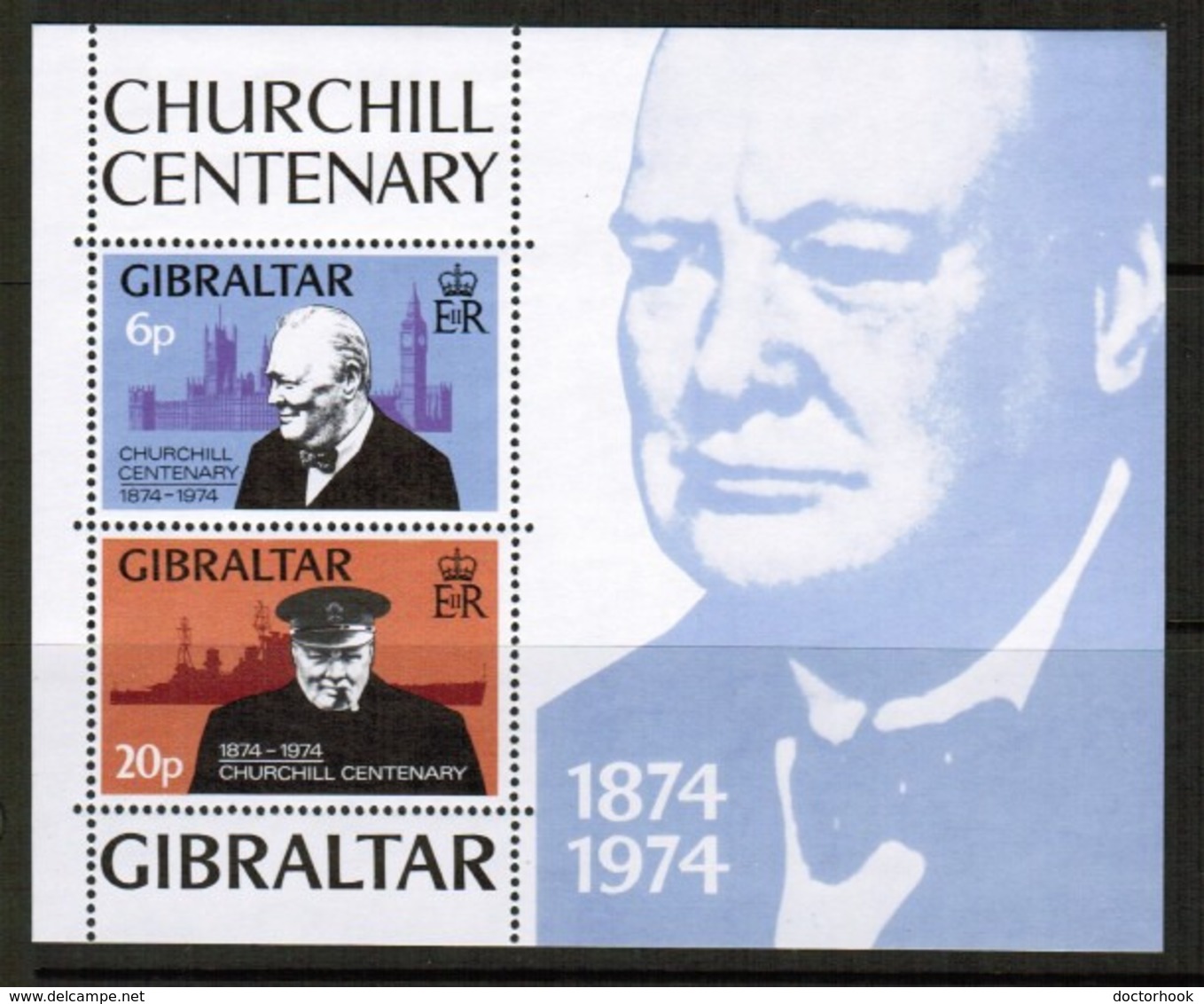 GIBRALTAR  Scott # 316-7a** VF MINT NH INCLUDING Souvenir Sheet (SS-420) - Gibraltar